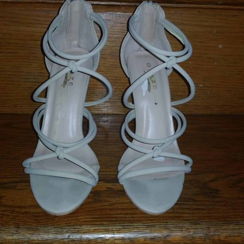 Beige High heels
